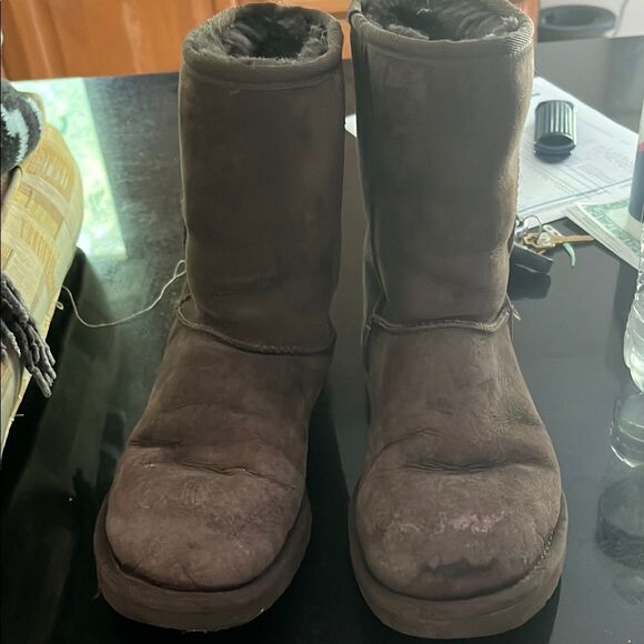 UGG Brown Ankle Boots - Picture 1 of 7